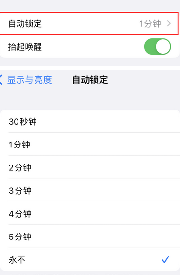 呼兰苹果换屏维修分享无法调整iPhone自动锁屏的时间怎么办 呼兰苹果换屏维修分享无法调整iPhone自动锁屏的时间怎么办